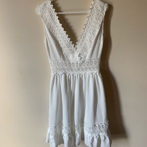 White boho dress ✌🏻💫